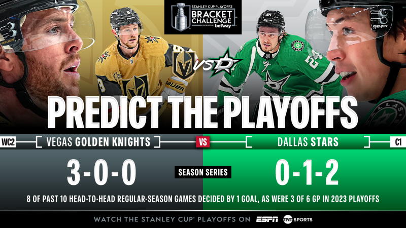 NHL : aperçu des affrontements du premier tour : Stars vs Golden Knights