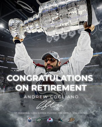 Andrew Cogliano met un terme à sa carrière, mais reste à Denver