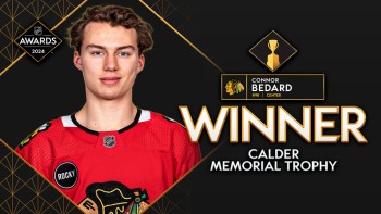 Connor Bedard est logiquement le rookie de l'année
