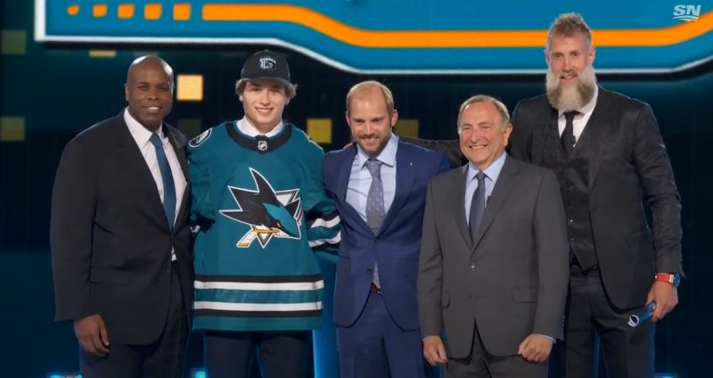 Repêchage et interview du premier choix, Macklin Celebrini