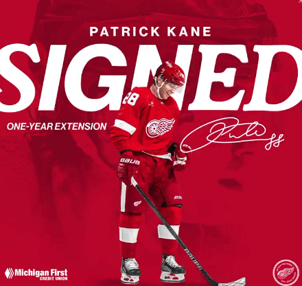 Patrick Kane reste à Detroit