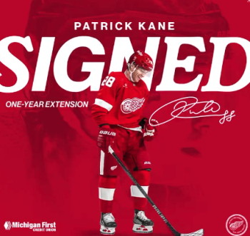 Patrick Kane reste à Detroit