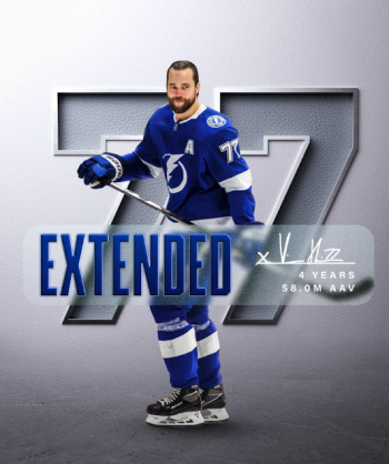 Le Lightning signe une prolongation de contrat de quatre ans avec Victor Hedman