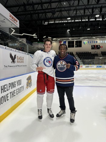 Georges Laraque distille ses conseils de combat à Matt Rempe