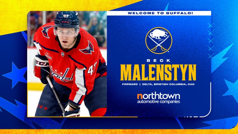 Malenstyn sous contrat avec les Sabres