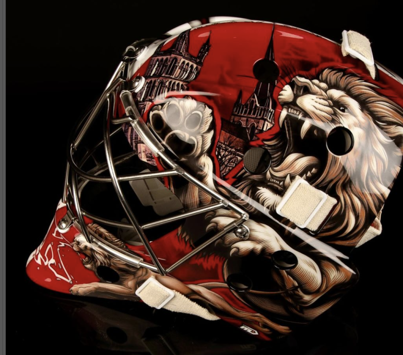 Le masque du néo lausannois Antoine Keller