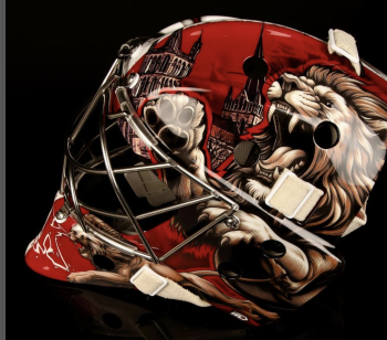 Le masque du néo lausannois Antoine Keller