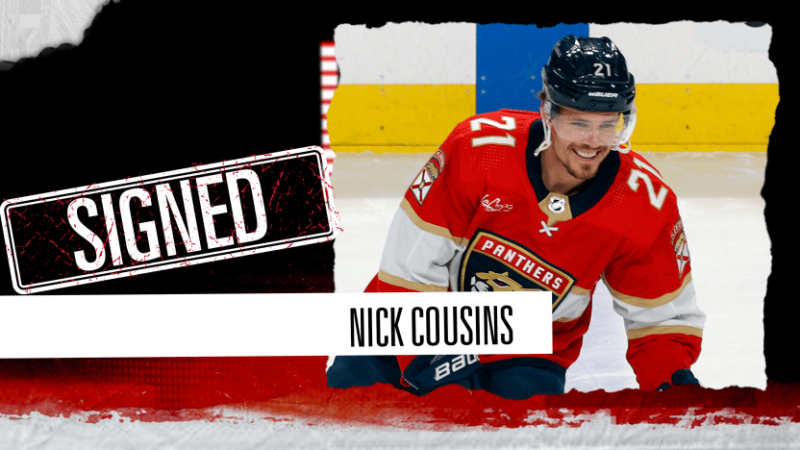 Nick Cousins s'en va à Ottawa