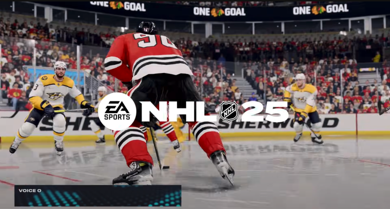 Les premières images du gameplay de NHL 25