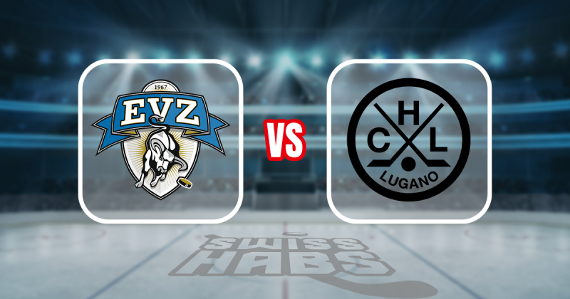 Formation des équipes et joueurs indisponibles pour le match Zoug vs Lugano