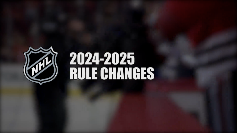 Rappel en images des changements de règles cette saison en NHL