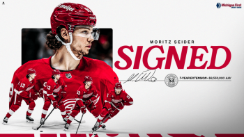 Les Red Wings signent un contrat de sept ans avec Moritz Seider
