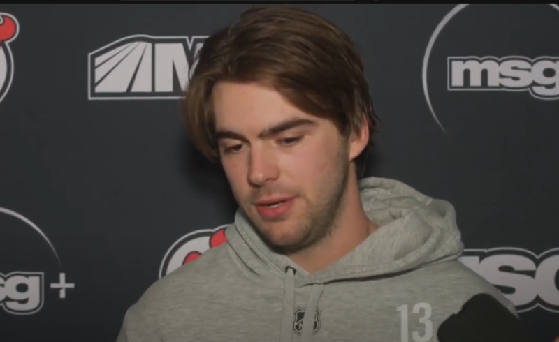 Nico Hischier s'exprime après avoir retrouvé ses coéquipiers