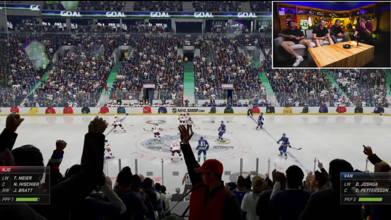 Un aperçu du gameplay de NHL 25