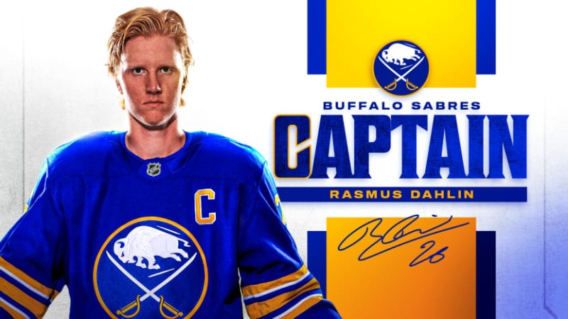 Les Sabres nomment Rasmus Dahlin capitaine