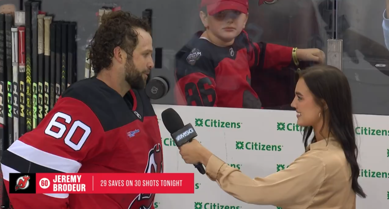 Un premier match et une première victoire pour Jeremy Brodeur