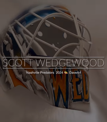 Le nouveau masque de Scott Wedgewood