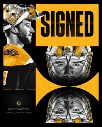 Jeremy Swayman et les Bruins trouvent une (longue) entente