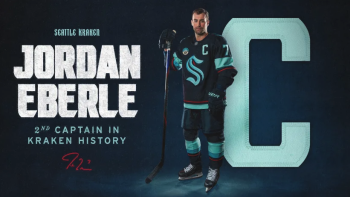 Jordan Eberle et le nouveau capitaine du Kraken