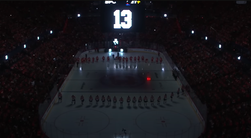 Le bel hommage de Calgary à Johnny Gaudreau