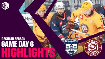 CHL : résumé du match de Genève et interview de Jan Cadieux