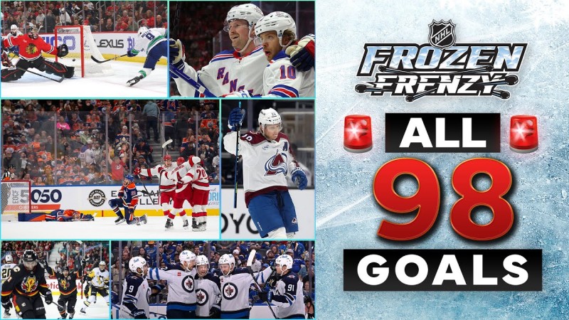 NHL : les 98 buts de la nuit en une vidéo