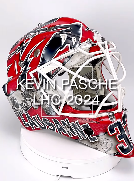 Les détails du masque de Kevin Pasche