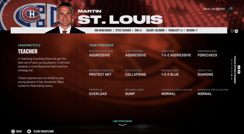 NHL 25 incorpore les 32 coaches de NHL