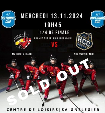 Le match entre Franches-Montagnes et La Chaux-de-Fonds à guichets fermés