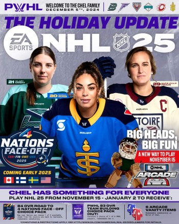 NHL 25 : la  Professional Women’s Hockey League va faire son apparition