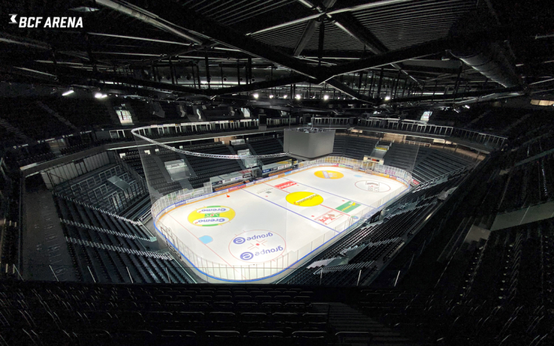 Quelques places en plus dans la BCF Arena