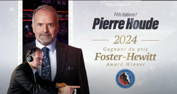 Pierre Houde honoré de deux façons bien différentes
