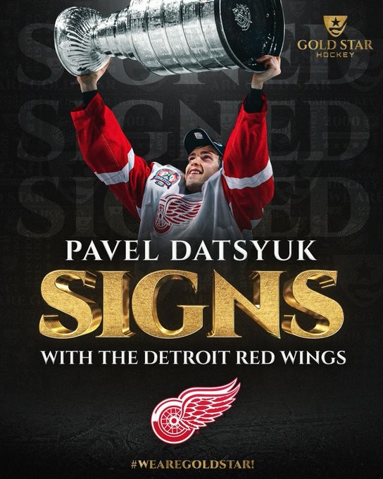 Pavel Datsyuk signe un contrat d'un jour avec Detroit