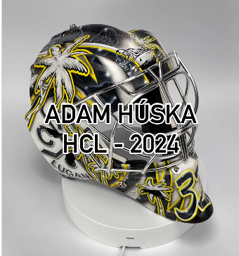 Le nouveau masque d'Adam Huska dans les détails