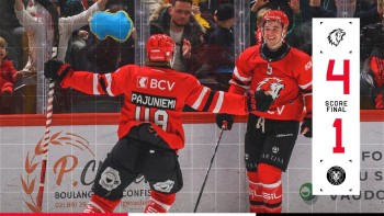 Les images du match Lausanne vs Langnau