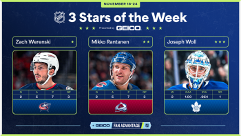 Les trois étoiles de la semaine en NHL