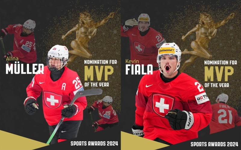 «Sports Awards» 2024: Alina Müller et Kevin Fiala en lice pour le titre MVP de l'année 2024