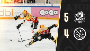 La victoire d'Ajoie en images