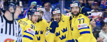 Joueurs de l'équipe de Suède pour les matchs en Suisse