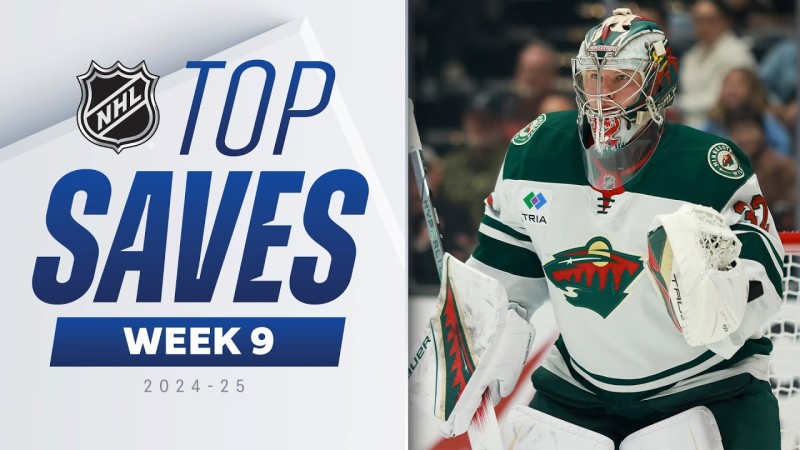 Top 15 des plus beaux arrêts de la semaine écoulée en NHL