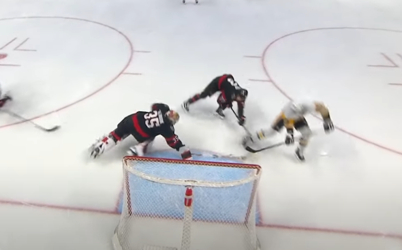 Deux bien beaux arrêts pour Linus Ullmark