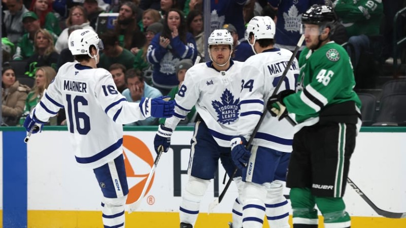 Les Leafs s'imposent à Dallas