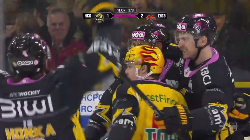 Les images du match Ajoie vs Bienne