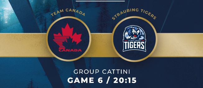 Coupe Spengler : formation des équipes pour le match Team Canada vs Straubing