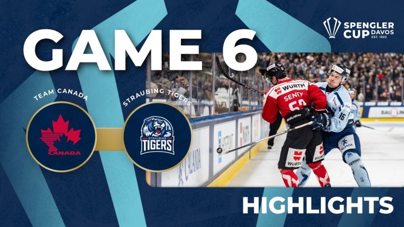 Les images des deux matchs d'hier à la Coupe Spengler