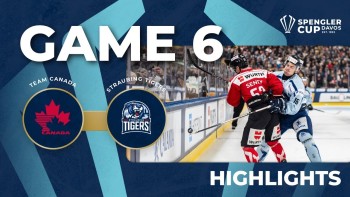 Les images des deux matchs d'hier à la Coupe Spengler