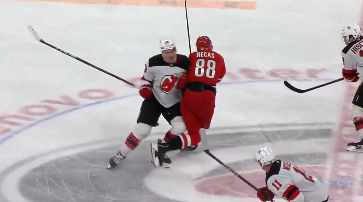 Timo Meier risque une nouvelle suspension après ce geste