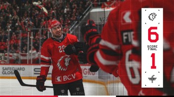 Les images de la nette victoire de Lausanne sur Kloten