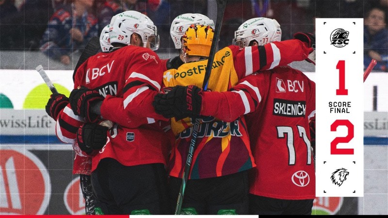 La victoire de Lausanne à Zurich en images