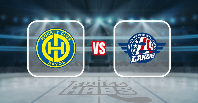 Formation des équipes et joueurs indisponibles pour le match Davos vs Rapperswil